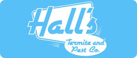 Hall's Termite and Pest Control Logo